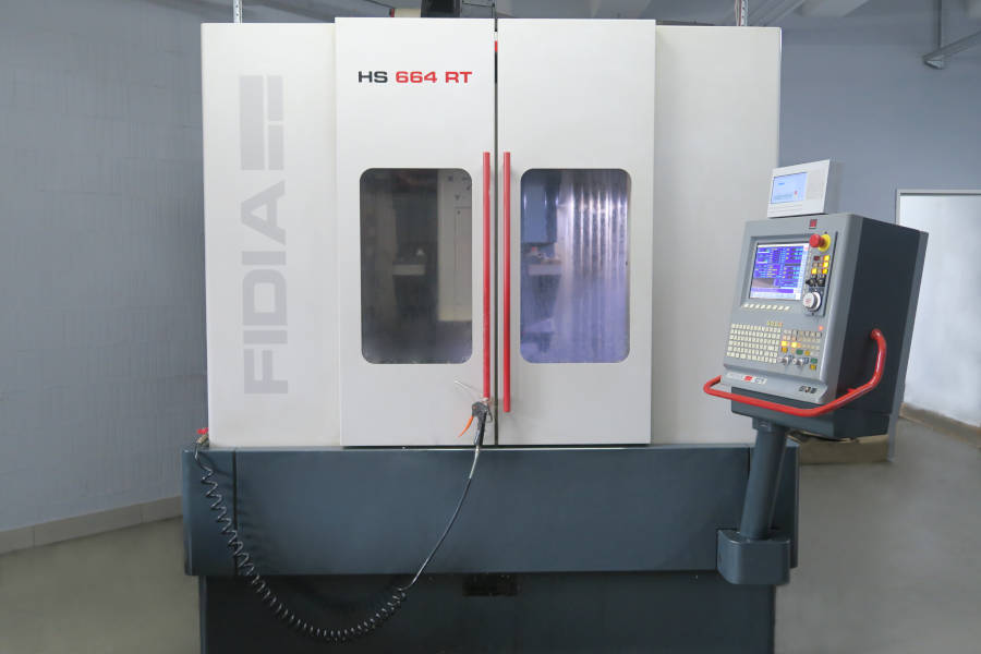 Production of blister molds on the FIDIA 664RT machine