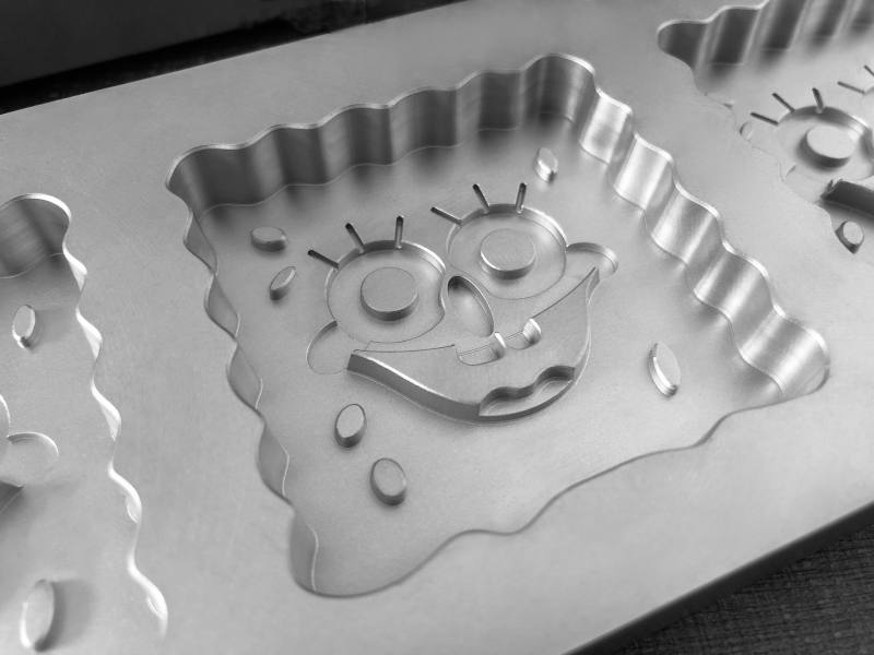 Production of a confectionery mold for the production of biscuits